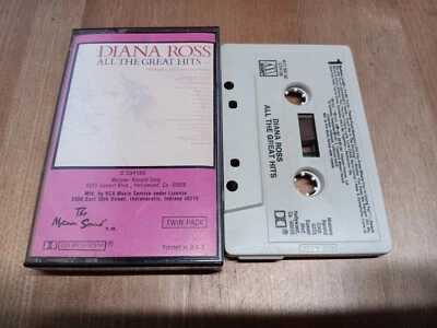 All the Great Hits by DIANA ROSS Cassette From Motown Records C234126 - Image 1 of 2