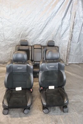 Jeep Grand Cherokee SRT8 2015 6,4 L 4x4 OEM cuero negro asientos delanteros y traseros #1592 Foto 1 de 4