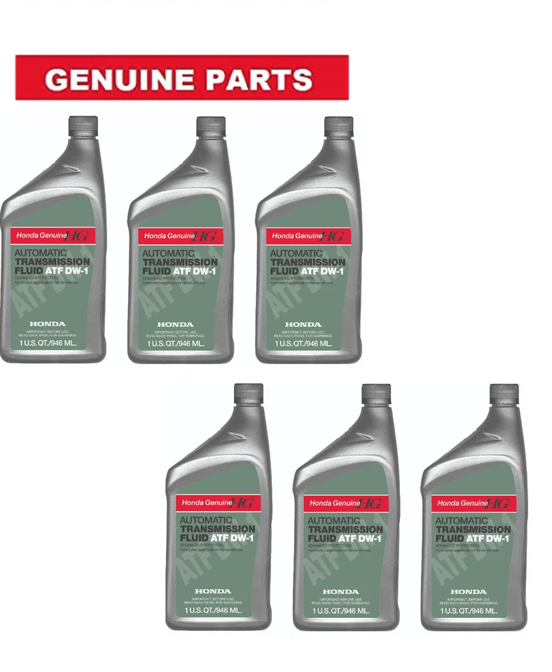 6 Quarts GENUINE Automatic Transmission oil Fluid ATF DW1 for HONDA Acura - Image 1 of 1
