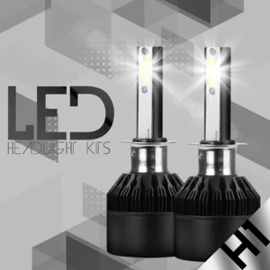 2PCS COB 6000K H1 388W CREE High Power LED Headlight Hi/Low Beam Light SMD Bulb - Picture 1 of 12