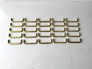 Lote de 25 manijas de latón para muebles modernos vintage de mediados de siglo - Imagen 1 de 8