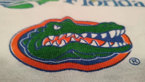 Florida Gators Fresh From Florida Rally Fan Towel White Game Day Promo NEW Cover
