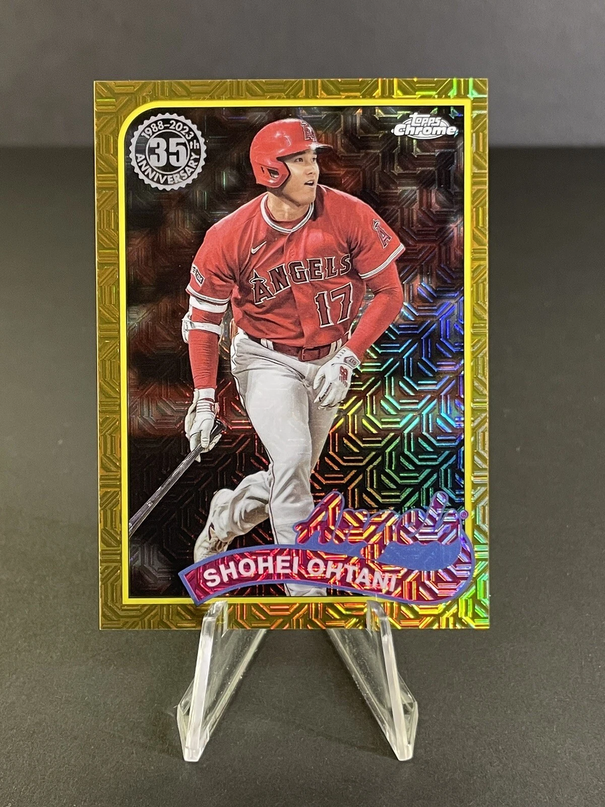 2024 Topps Series 1 SHOHEI OHTANI Silver Pack 1989 Chrome Mojo GOLD #/50
