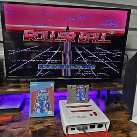 Rollerball - Cartridge + Box - Nintendo Nes - Actually Tested