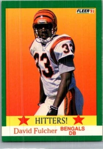 1991 Fleer #399 David Fulcher - Picture 1 of 2