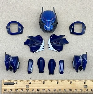 1/6 Hot Toys 12" figure Batman Arkham Knight VGM028 Head Armor plates Led eyes - Picture 1 of 13