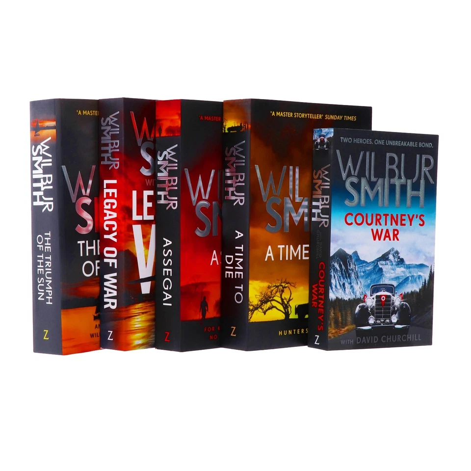 Courtney Family Novels By Wilbur Smith 5 Books Collection Set - Fiction - PB - Image 1 of 4