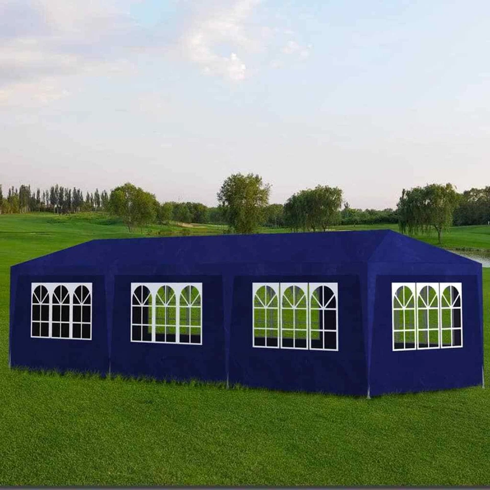 vidaXL 90339 10ft x 30ft Party Tent - Blue