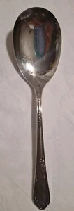 Vtg Wm. A Rogers A1 PLUS Oneida Ltd MEADOWBROOK Serving SPOON Silver-Plate 8" - Picture 1 of 12