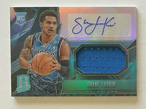 2013-14 Panini Spectra Jersey Light Blue /99 Shane Larkin #109 Rookie Auto