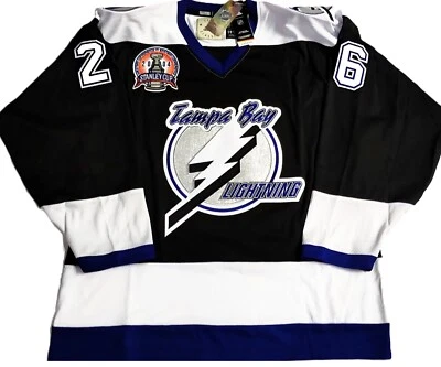 50-52-54-56-60 * CAMISETA CLÁSICA ADIDAS PARCHE COPA LIGHTNING MARTIN ST. LOUIS 2004 Foto 1 de 4