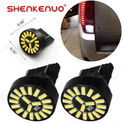 For Cadillac Escalade 1999-2006 3157 White LED Tail Reverse Back up Light Bulbs - Image 1 of 4