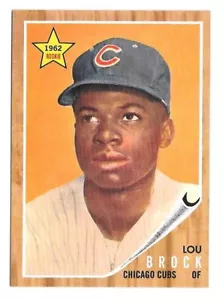 2019 Topps Series 2 LOU BROCK Iconic Card Reprints - CHICAGO CUBS - ICR-75 - Bild 1 von 1