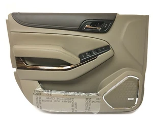 Front Driver Side Door Panel Assembly Dune Cocoa 2015-2020 GMC Yukon 84192400 - Picture 1 of 7