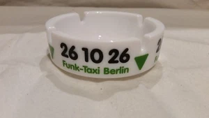 Posacenere Vintage Berlin Funk-Taxi Hotel Pubblicità primi anni 90 Tobacciana - Foto 1 di 7