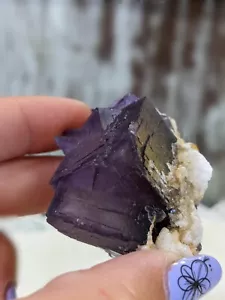 94g Natural Raw Cubic Fluorite Specimen Pakistan - Picture 1 of 7
