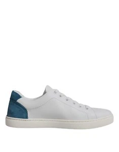 Dolce&Gabbana London Women White Sneakers 100% Leather Flat Trainer Shoes EUR 38 - Picture 1 of 8