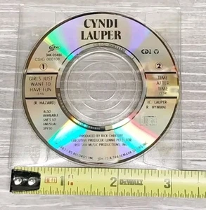 Cyndi Lauper Miniature Mini CD Girls Just Wanna Have Fun Time After Time - Imagen 1 de 3