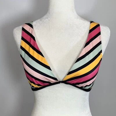 Топ бикини ROXY размер Large Save the Swell в полоску б/у в отличном состоянии - Изображение 1 из 4