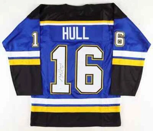 Bobby And Brett Hull Signed Jersey's. JSA - Picture 1 of 6