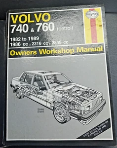 Haynes - Volvo 740 & 760 (Petrol) / 1982 to 1989 / - Owners Workshop Manual R1A - Picture 1 of 3