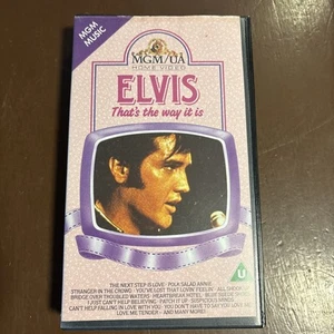 Elvis Presley  VHS Video 1986 MGM/UA "ELVIS That's The Way It Is" 104 Minute - Picture 1 of 7