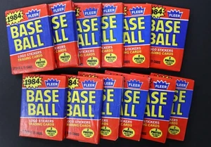 1984 Fleer Baseball Wax Pack Lot of (12) EX/MT - Picture 1 of 1
