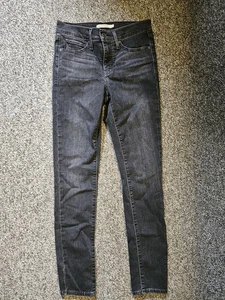 Levi's Damen 311 Schwarz Denim Taschen Stretch Shaping Skinny Jeans Größe W27 L28 - Bild 1 von 3