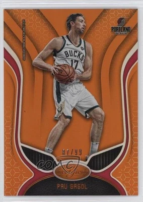 2019-20 Certified Mirror Orange /99 Pau Gasol #60 HOF - Image 1 of 2