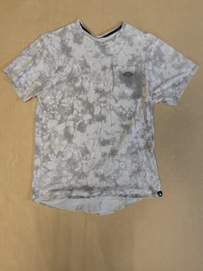 Nike Air Jordan T-Shirt Uomo M Tie Dye True Fadeaway Tasca Logo Grigio - Foto 1 di 11