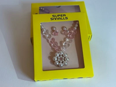 Super Smalls Pink Necklace and Earrings Set - Image 1 of 2