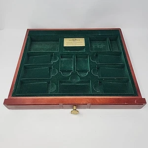 Vintage 1991 Franklin Mint Monopoly Replacement Drawer w/ Insert Knob Nameplate - Picture 1 of 9