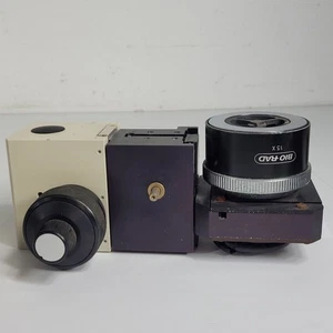 BioRad UMA-500 Spectroscopic Microscope Linear Stage w/ 15X Reflective Objective - Picture 1 of 13