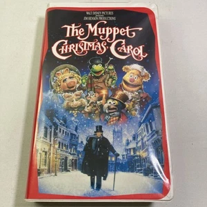 The Muppet Christmas Carol VHS Video Tape 1993 Disney Movie Clamshell - Picture 1 of 3