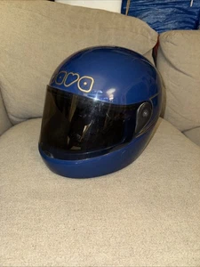 VTG Nava Blue Motorcycle Racing Helmet Integralnava GT Size Medium 57 - Picture 1 of 12