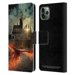 FANTASTIC BEASTS: SECRETS OF DUMBLEDORE KEY ART LEATHER BOOK CASE APPLE iPHONE - Picture 1 of 7