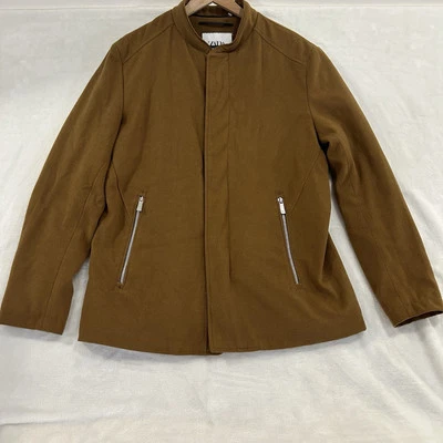 Chaqueta Abrigo ZARA Hombre Marrón Tabaco Talla Mediana Foto 1 de 4