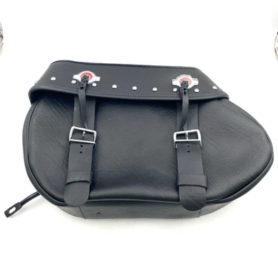 Alforja izquierda y soporte OEM Harley 90201299a Red Concho 00-17 Softail Heritage Foto 1 de 4