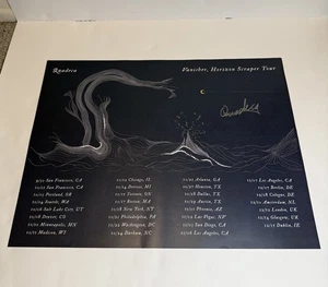 SIGNIERTES Quadeca VIP Exclusive Vanisher Tour Poster 18x24 - Bild 1 von 6