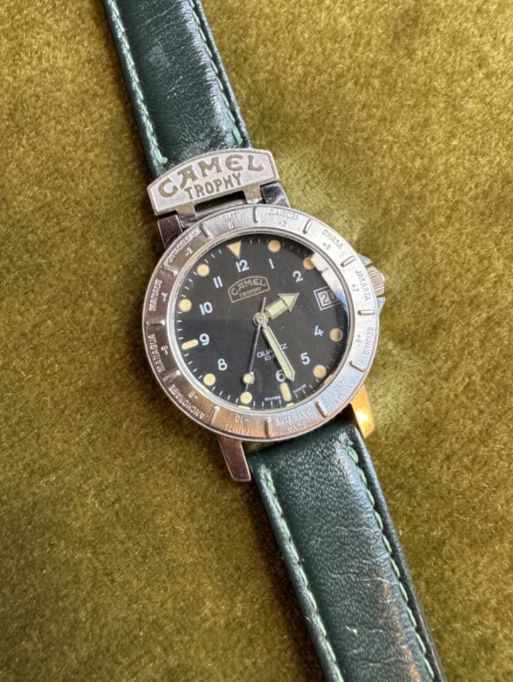 Reloj Trofeo Camel Vintage Hecho en Suiza Cuarzo Hombre Foto 1 de 4
