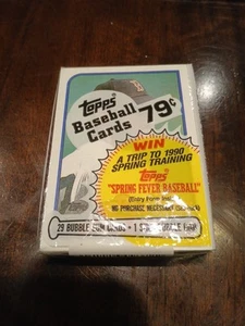 Paquete de violonchelo de béisbol Topps 1989 con selección de draft de Ellis Burks y Ty Griffin sellado - Imagen 1 de 6