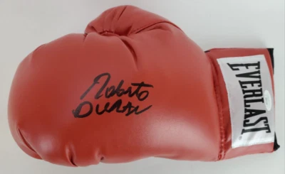 Roberto Duran Signed/Autographed Red Everlast Boxing Glove (JSA COA) - Image 1 of 4