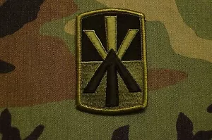 Autentica toppa militare US Army 11a brigata ADA BDU sottomessa cucita su - Foto 1 di 1
