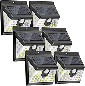 40 Leds 3 Modes Motion Detector Motion Solar Outdoor Light - Picture 1 of 5