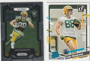 Luke Musgrave Rookie Card lot of 2 2023 Panini Prizm and Donruss - Bild 1 von 2