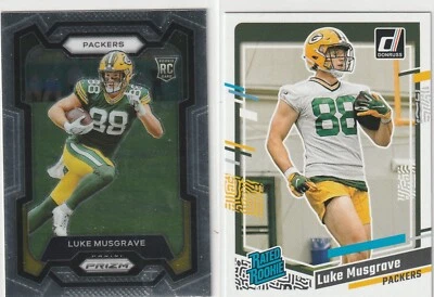 Luke Musgrave Rookie Card  lot of 2 2023 Panini Prizm and Donruss - Image 1 of 2