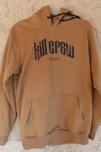 Kill Crew Fighters Club Porrada Series tan Hoodie great 2-sided graphics sz M - Picture 1 of 4