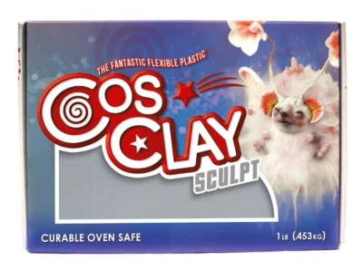 Cosclay Sculpt - Extra Firm Gray - Flexible Polymer Clay (1lb) - Image 1 of 3