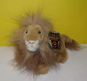 Longfellow Löwe Erwachsene männliche Plüschtiere Dschungel Joes Safari Freunde 10 Zoll mit Sound - Bild 1 von 2