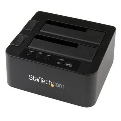 Startech USB 3.0/eSATA to 2.5/3.5" SATA HDD/SSD Duplicator Dock/Standalone Hard - Image 1 of 3